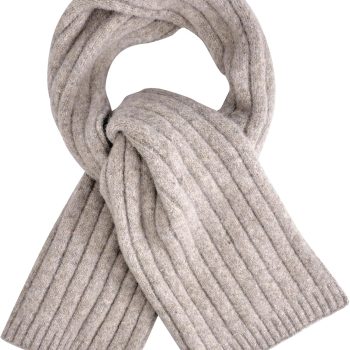 Fleece Knit Scarf for Women and Mens Cashmere Feel Scarves Winter Thick Cable Wrap Chunky Warm Long Scarfs