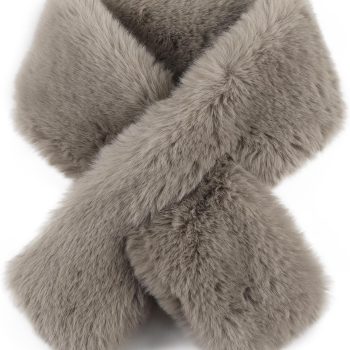 Women Fur Collar Scarf Winter Faux Fur Scarves for Women Cold Weather Lady Neck Warmer